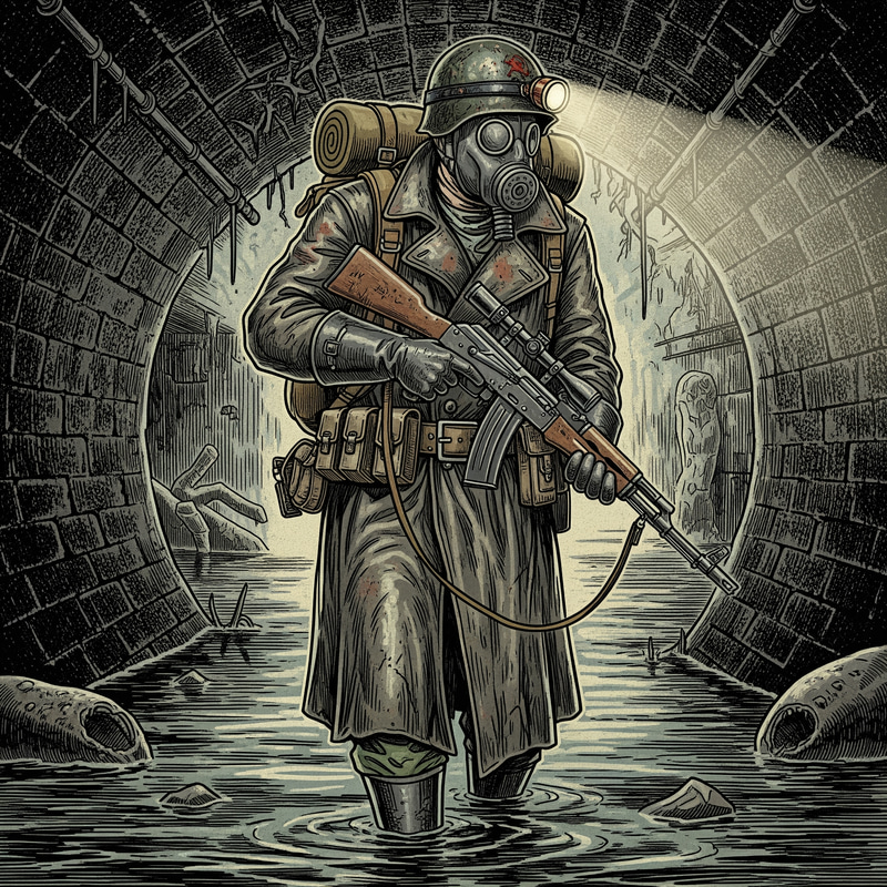 Metro 2033 Stalker Art: Post-Apocalyptic Illustration Metro 2033 Stalker Art: Post-Apocalyptic Illustration