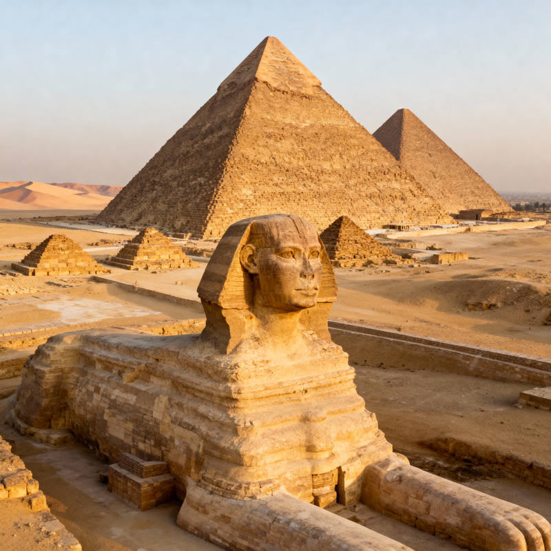 Stunning Aerial View of Egypt's Pyramids