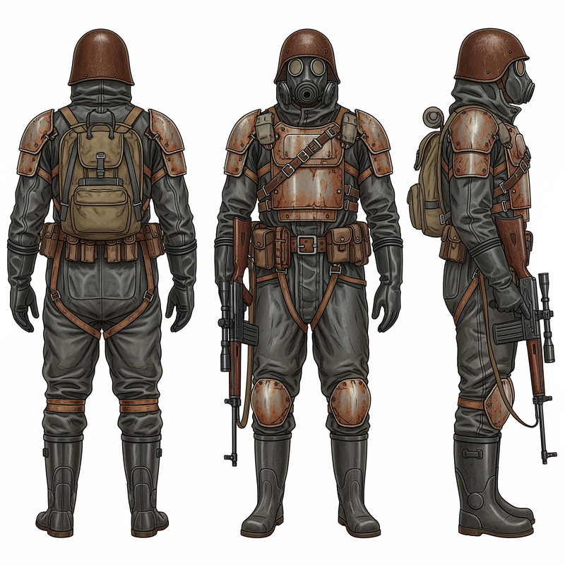 Metro 2033 Character Concept Art