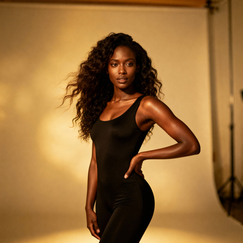 Dark Skin Model - Stunning Fashion Photography Dark Skin Model - Stunning Fashion Photography