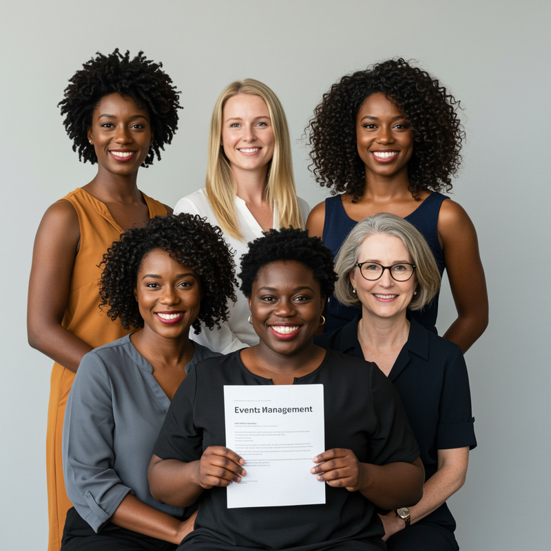 Diverse Women Celebrating Professionalism in Portrait Diverse Women Celebrating Professionalism in Portrait
