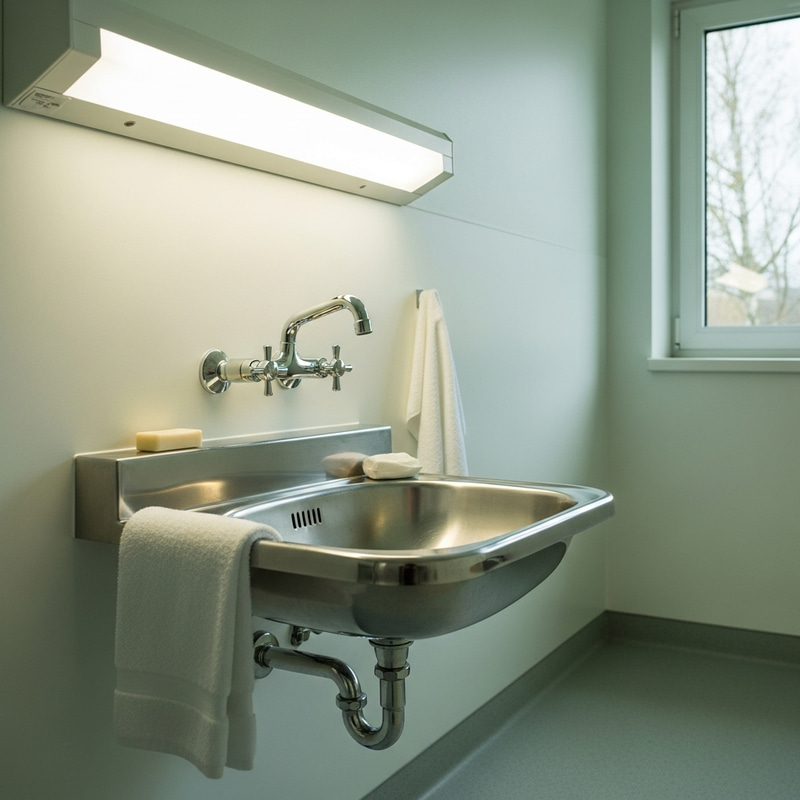 Washbowl in a Hospital - Essential Care Tool Washbowl in a Hospital - Essential Care Tool