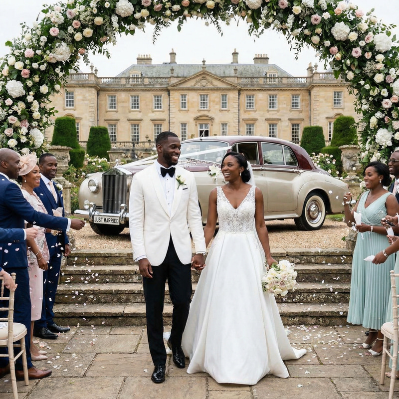 Luxury Wedding of a Beautiful Black Couple