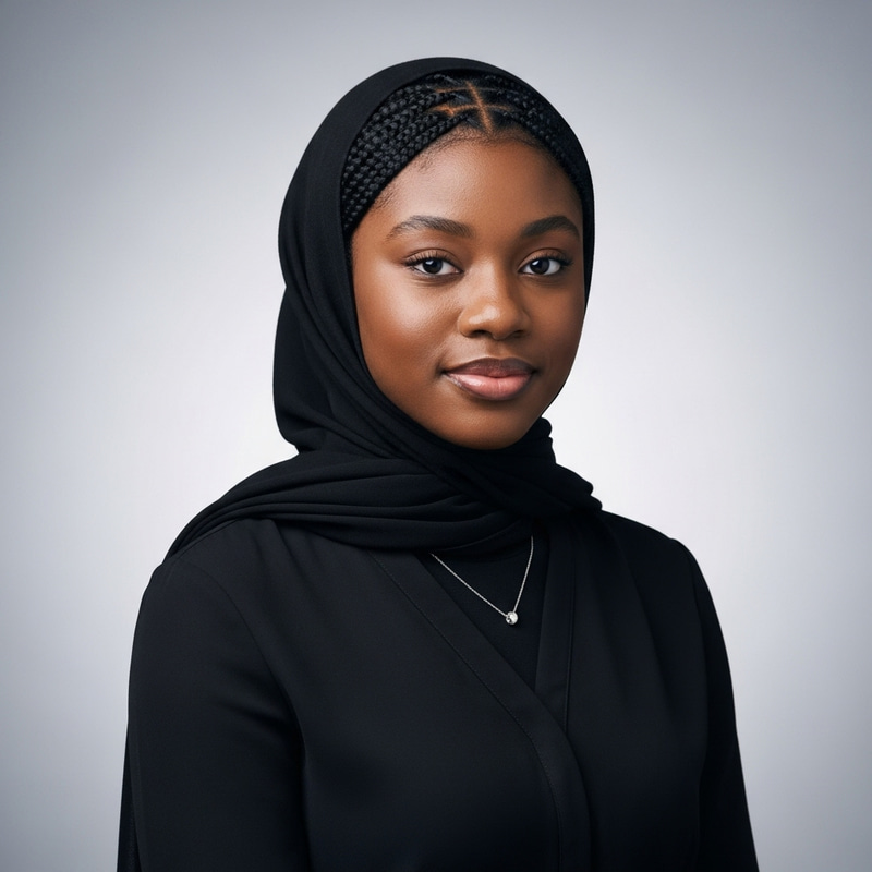 Professional Black Muslim Girl Image in Hijab Professional Black Muslim Girl Image in Hijab