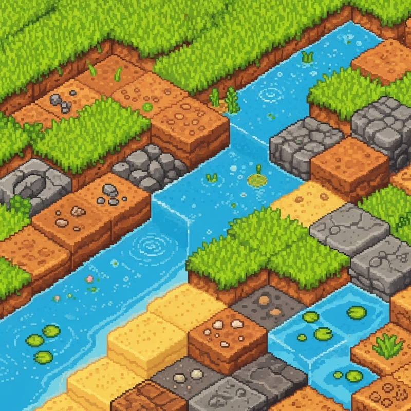 16x16 Pixel Art Tileset Conversion