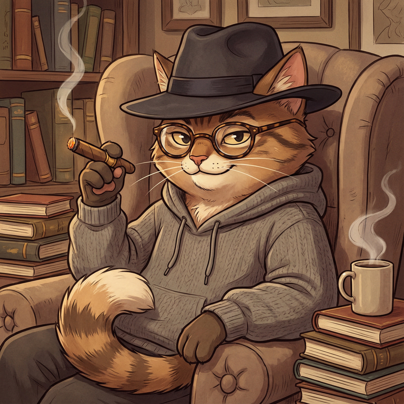 Stylish Feline in Hoodie: A Confident Charmer Stylish Feline in Hoodie: A Confident Charmer