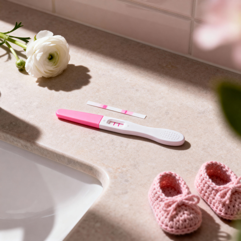 Positive Pregnancy Test - A Joyful Announcement Positive Pregnancy Test - A Joyful Announcement