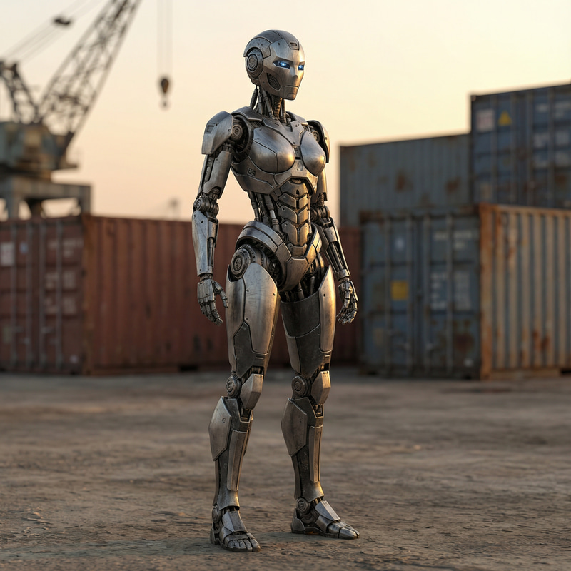 Feminine Android Inspired by Transformers