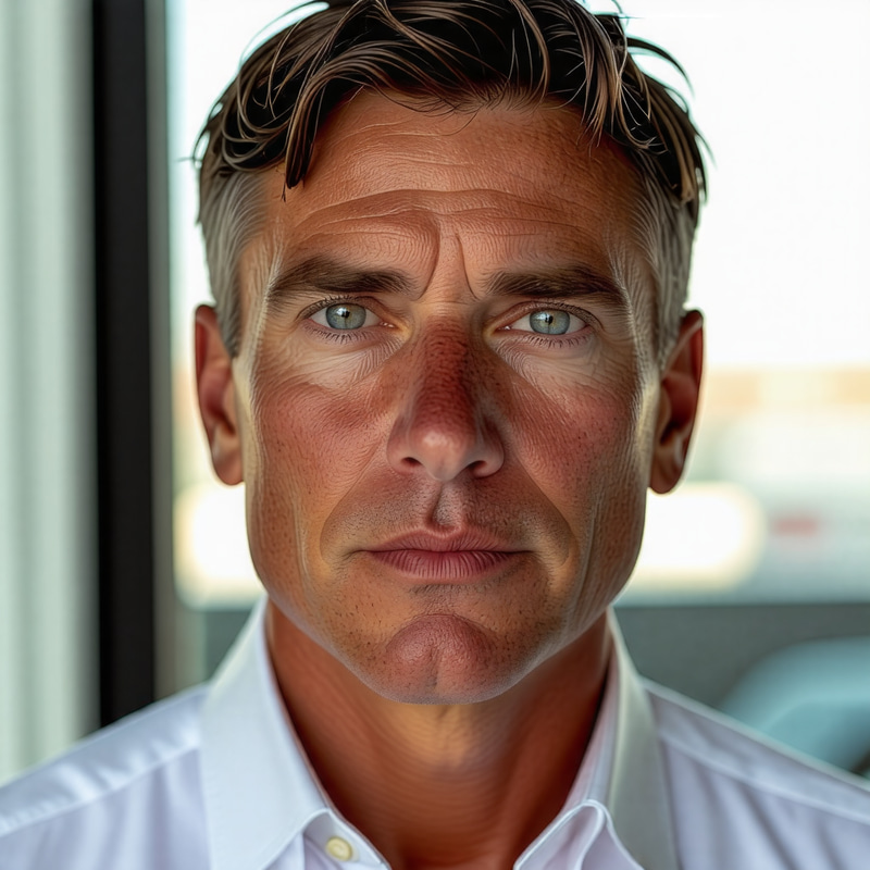 Distinguished Portrait of a Middle-Aged Man Distinguished Portrait of a Middle-Aged Man