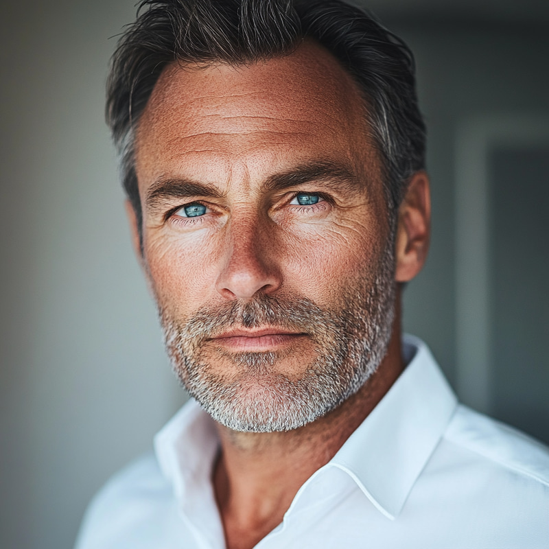 Distinguished Portrait of a Confident Businessman Distinguished Portrait of a Confident Businessman