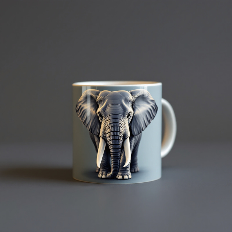 Charming Elephant Mug for Enthusiasts Charming Elephant Mug for Enthusiasts
