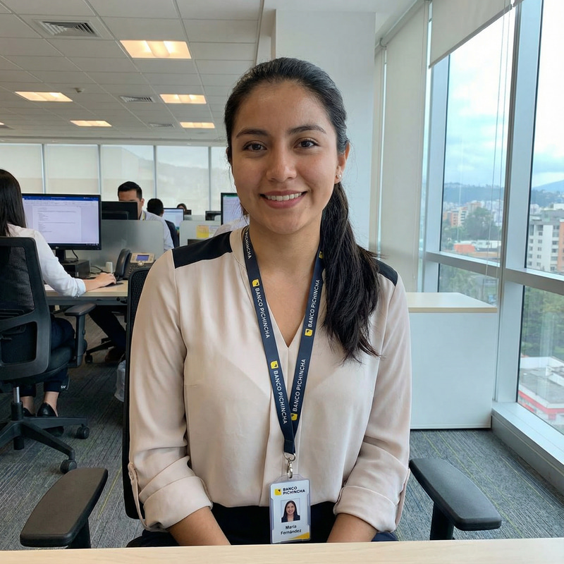 Ecuadorian Woman in Office | María Fernández