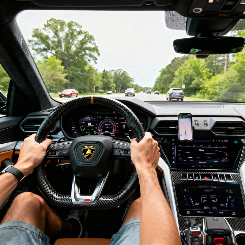 Lamborghini Urus Driver's Seat Experience in 8K Lamborghini Urus Driver's Seat Experience in 8K
