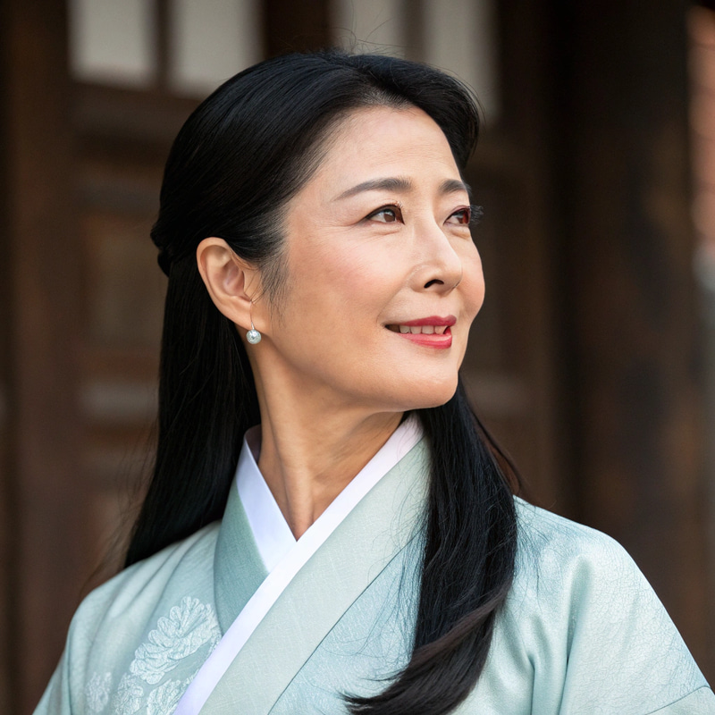Beautiful 45-Year-Old Korean Woman Beautiful 45-Year-Old Korean Woman