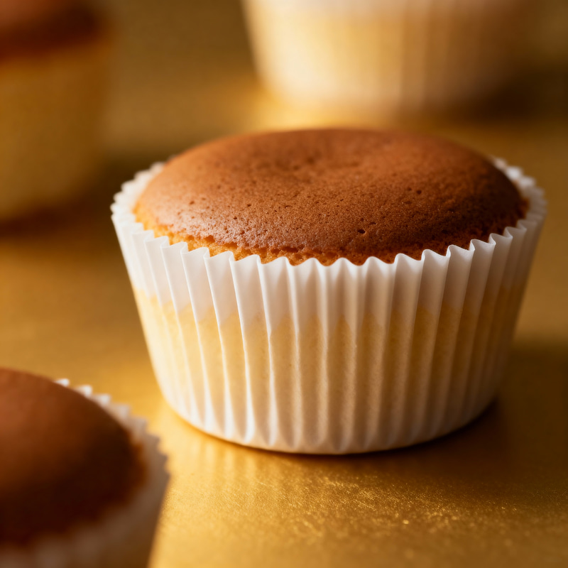 Cup-Shaped Dessert: White and Brown Delight Cup-Shaped Dessert: White and Brown Delight