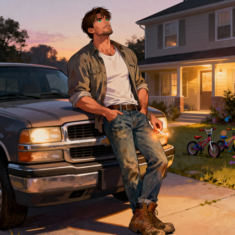 Emotional Korean Manhwa Illustration of Declan Wood Emotional Korean Manhwa Illustration of Declan Wood