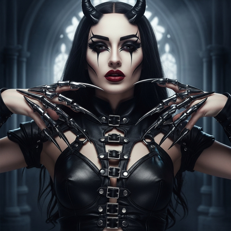 Gothic Makeup and Beauty: Embrace the Devil Girl Look