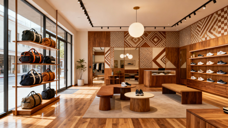 Mid-Century Modern Sport Bags & Sneakers Store