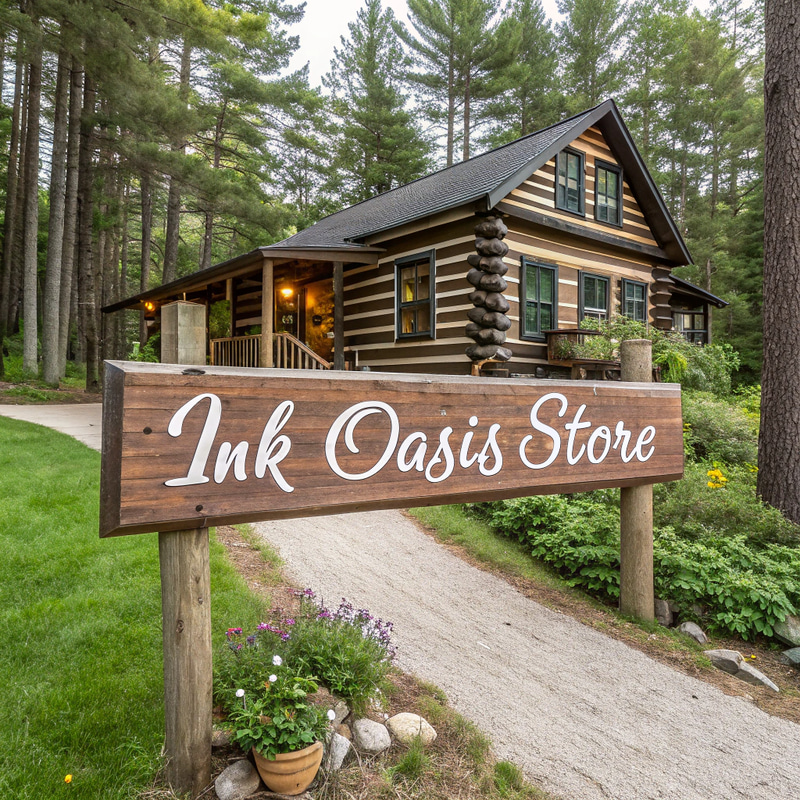 Ink Oasis Store: Unique Log Cabin Goods Ink Oasis Store: Unique Log Cabin Goods