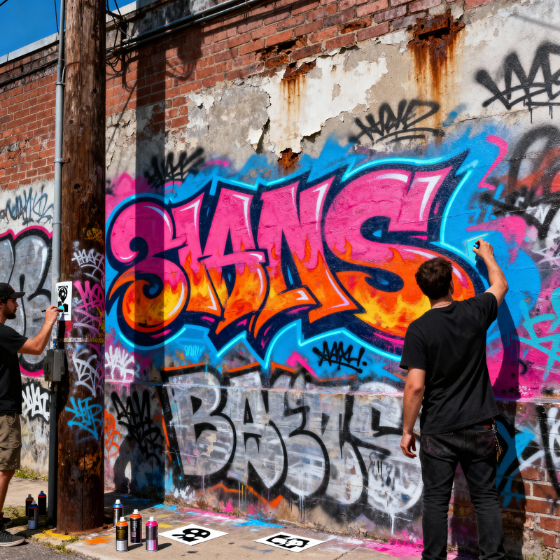 Vibrant Urban Graffiti Art | Edgy Street Culture Vibrant Urban Graffiti Art | Edgy Street Culture
