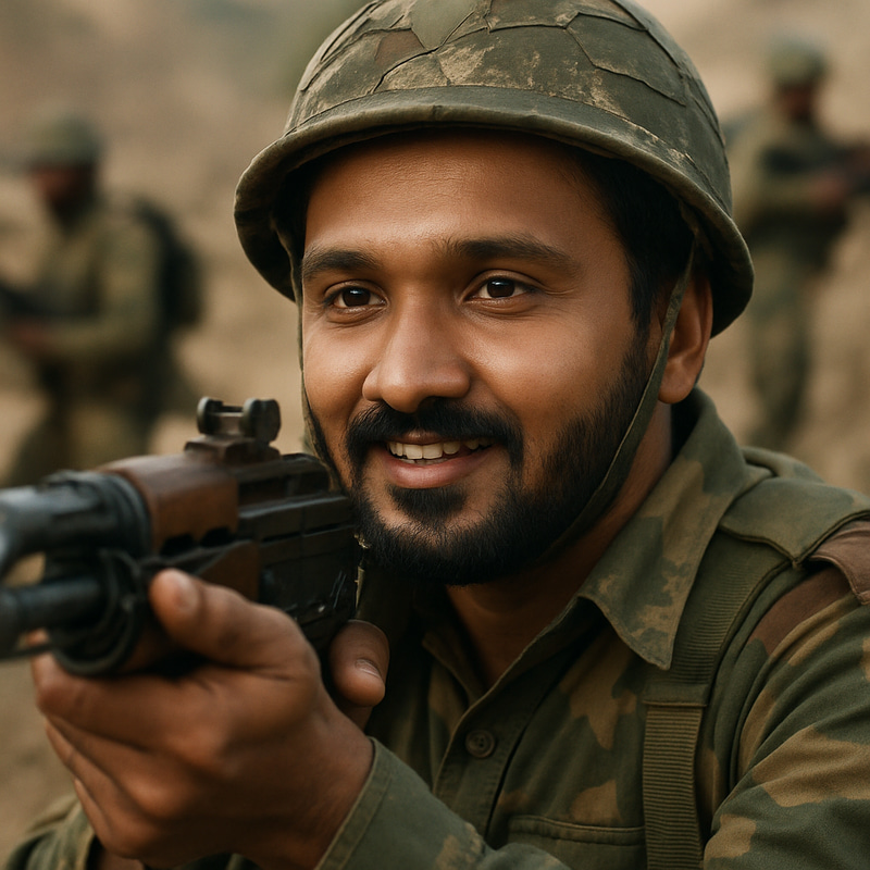 1999 Indian Military with Gun Overview