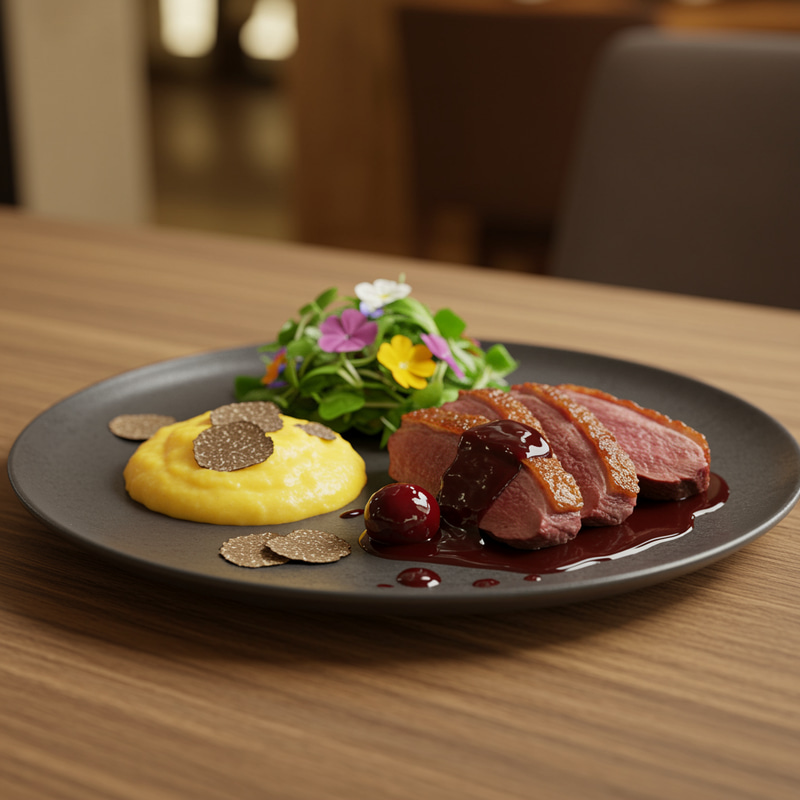 Realistic Gourmet Meal - Delicacies You Can Taste Realistic Gourmet Meal - Delicacies You Can Taste