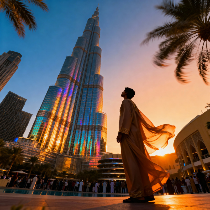 Majestic Burj Khalifa: A Moment of Awe in Dubai