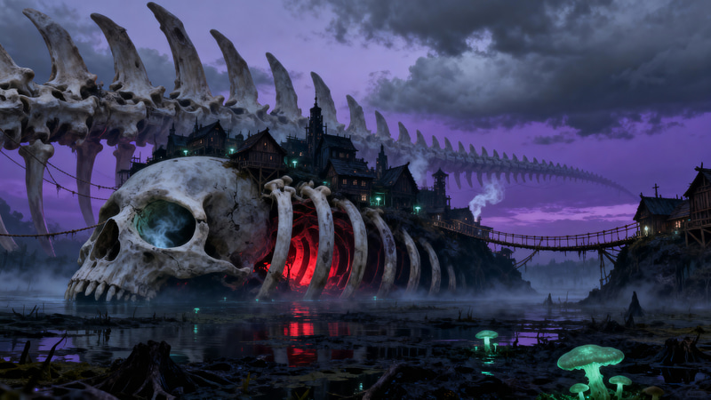 Twilight Swamp: The Colossal Fossil City Twilight Swamp: The Colossal Fossil City