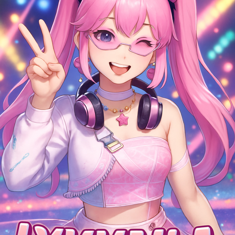 LyvyaILa: Cheerful Anime Idol in Pastel Fashion