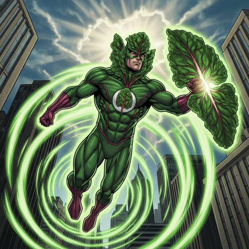 The Superhero of Swiss Chard The Superhero of Swiss Chard