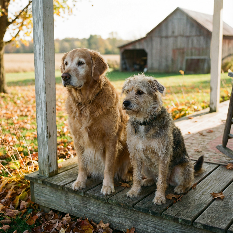 Adorable Dogs Sitting Together Adorable Dogs Sitting Together