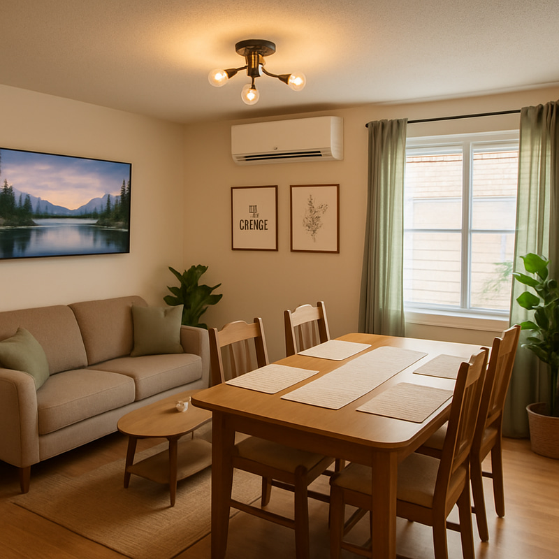 Cozy Home Atmosphere with Wall-Mounted AC