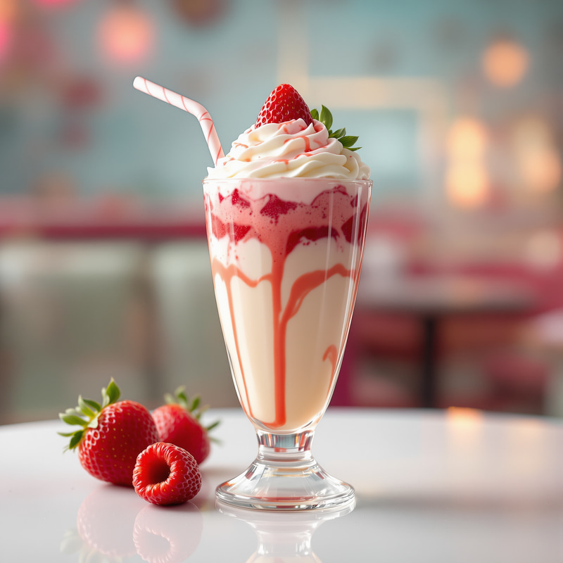 Delicious Strawberry Vanilla Milkshake Recipe Delicious Strawberry Vanilla Milkshake Recipe