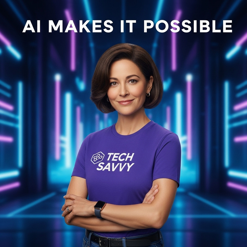 AI Makes It Possible - Judy in Tech Savvy Style AI Makes It Possible - Judy in Tech Savvy Style