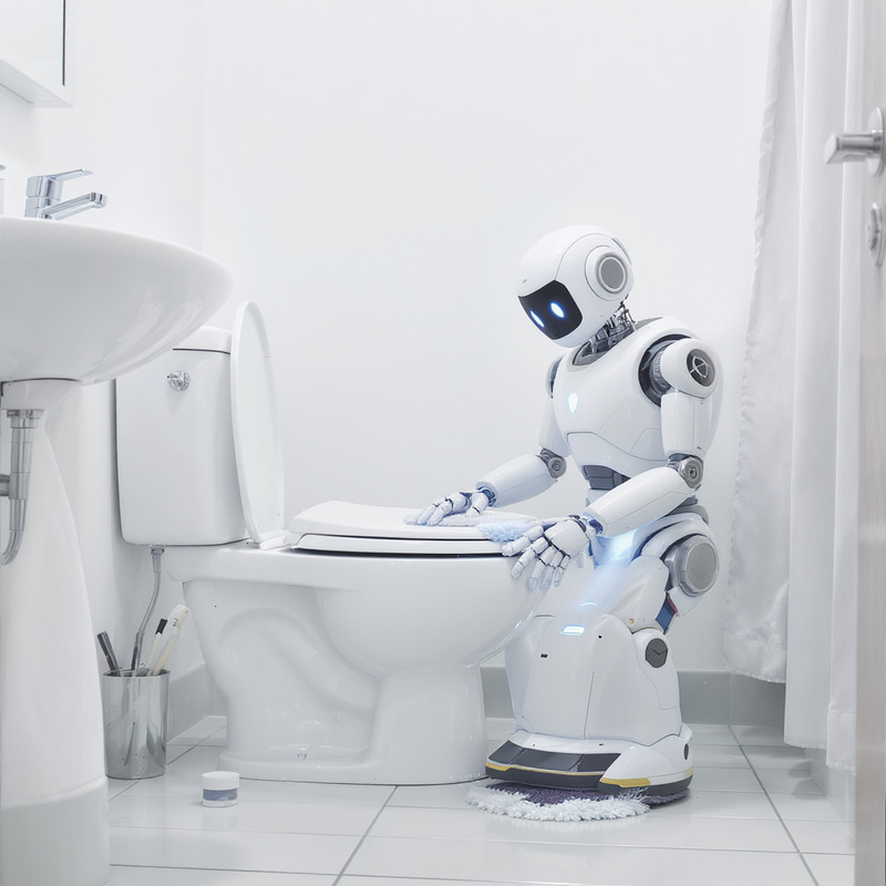 Robot Cleaning Home Bathroom - The Future of Clean Robot Cleaning Home Bathroom - The Future of Clean