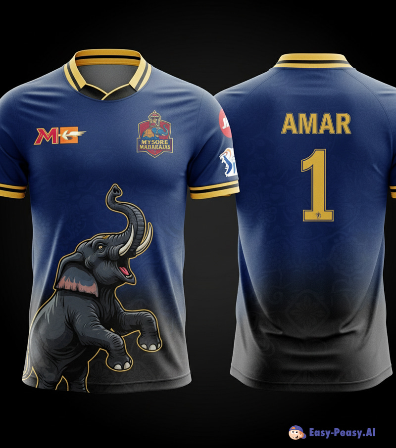 Custom Football Jersey Design with Fierce Elephant Graphic Custom Football Jersey Design with Fierce Elephant Graphic