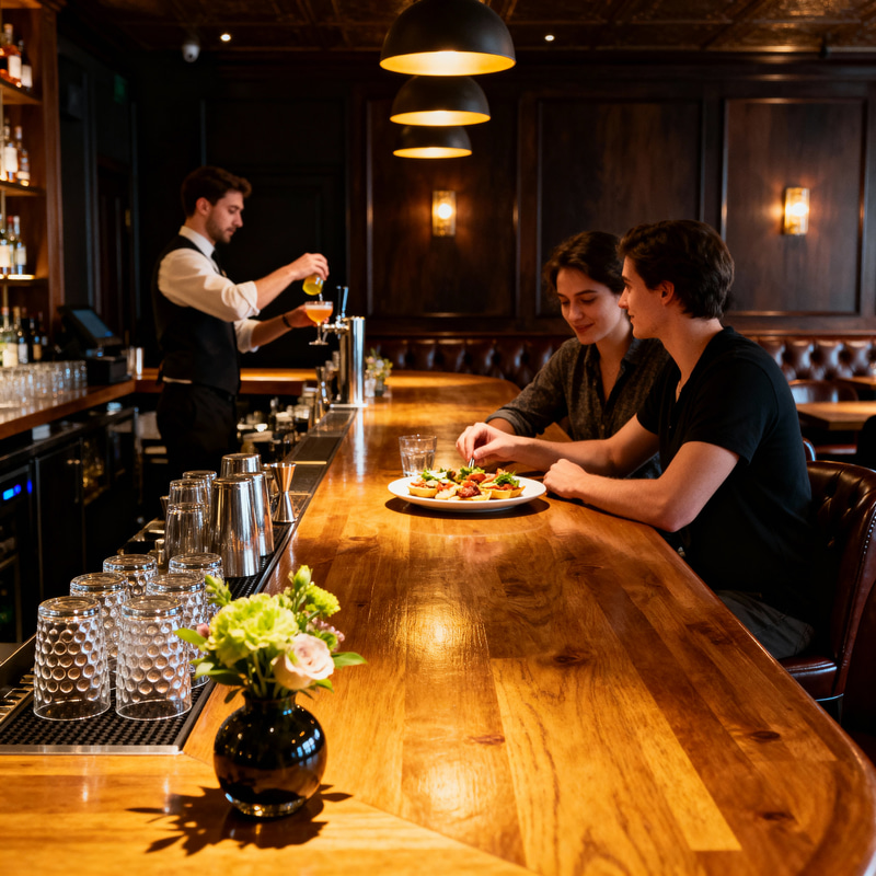 Dinner at Bar - Enjoy a Relaxing Evening