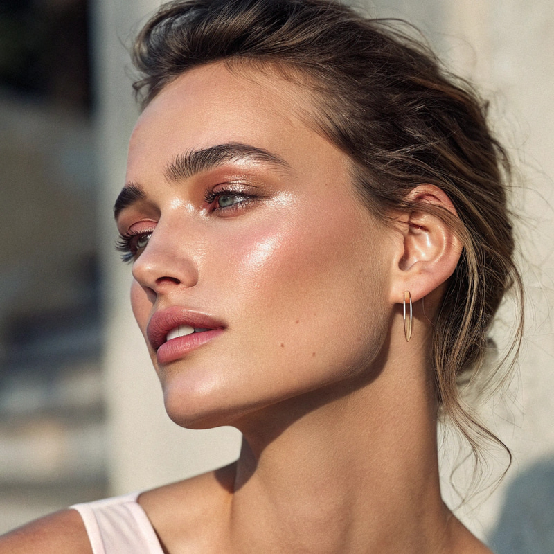 Minimalist Makeup Editorial Portraits Minimalist Makeup Editorial Portraits