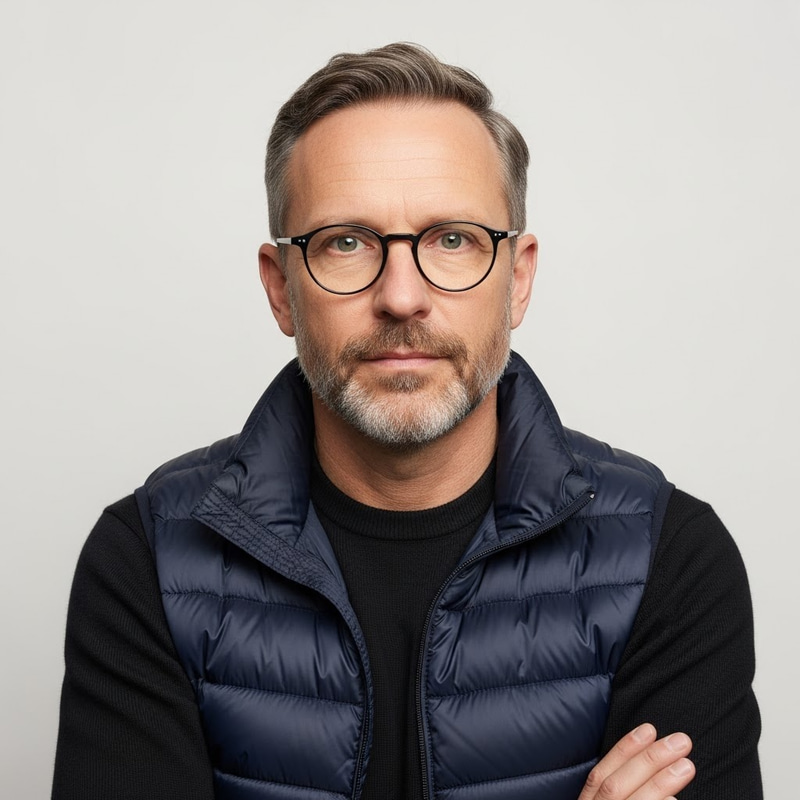 Thoughtful Mature Man with Classic Style Thoughtful Mature Man with Classic Style