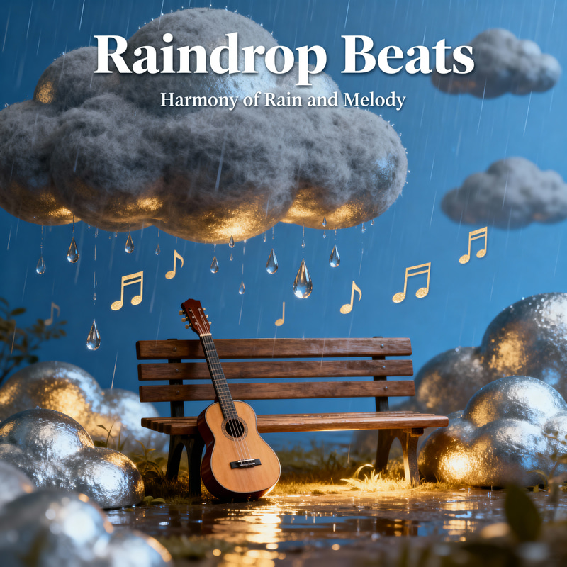 Raindrop Beats: Music and Rain Fusion