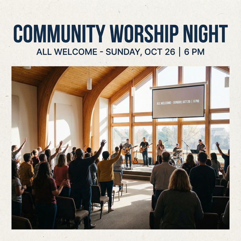 Worship Service Flyer Design Ideas