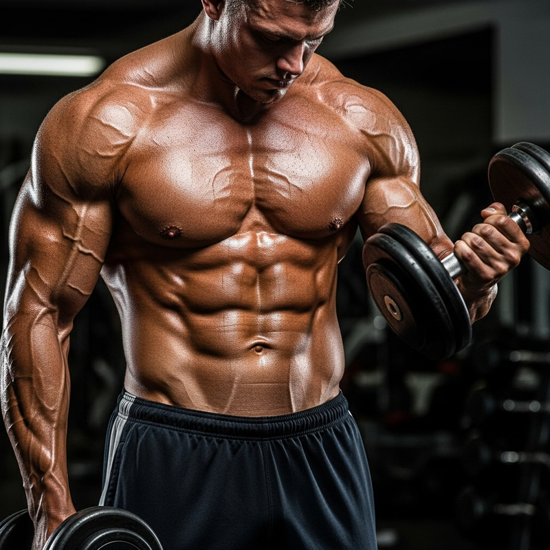 8% Body Fat with Defined Veins - Fitness Guide