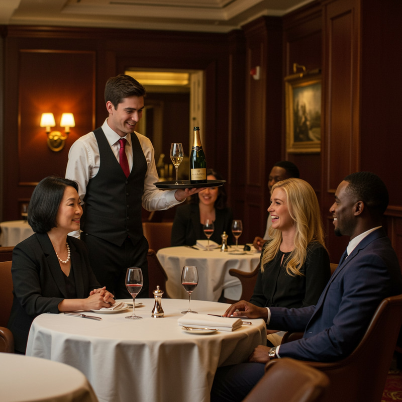 Upscale Dining Experience with Professional Service