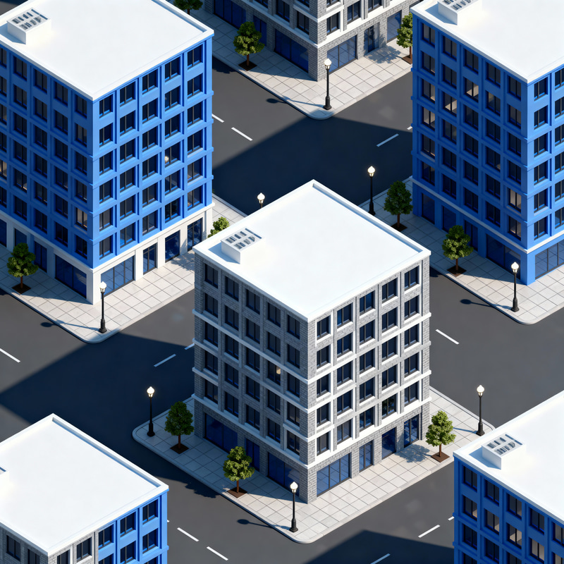 Isometric City Building Designs