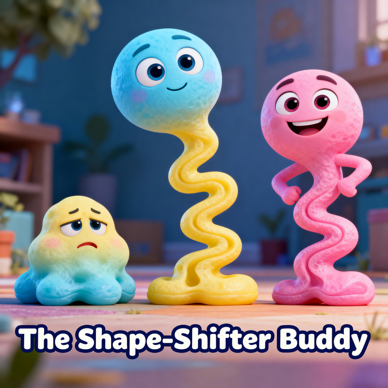 Shape-Shifter Buddy App Mascot for Teens