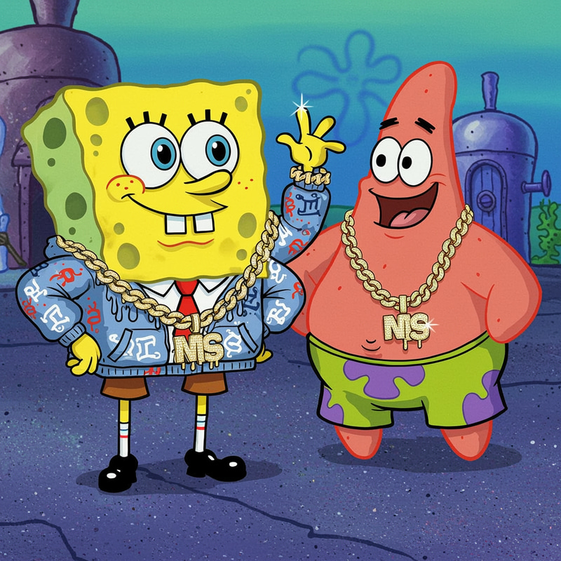 SpongeBob & Patrick's Dazzling Diamond Chains SpongeBob & Patrick's Dazzling Diamond Chains