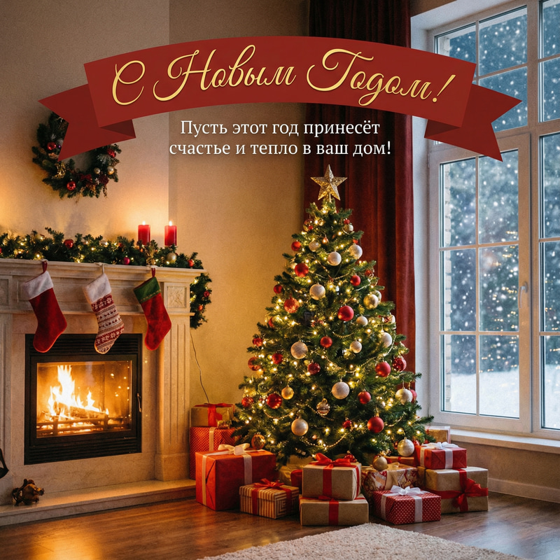 New Year Greeting Card Creation