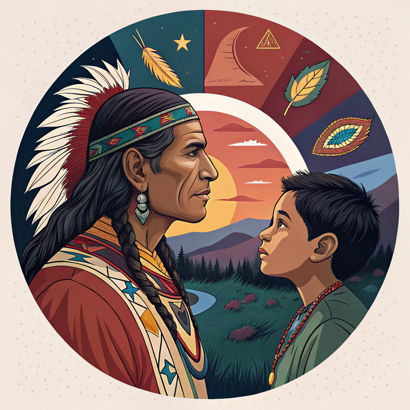 Cultural Exchange in Vibrant Colors Cultural Exchange in Vibrant Colors