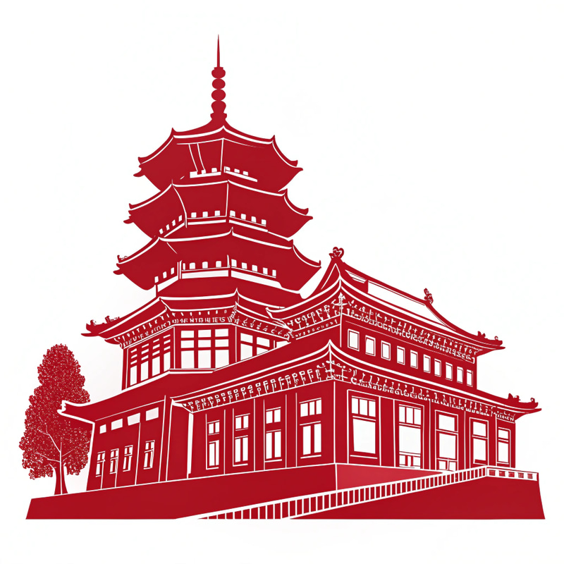 Red Silhouette of Guangdong Medical University Red Silhouette of Guangdong Medical University