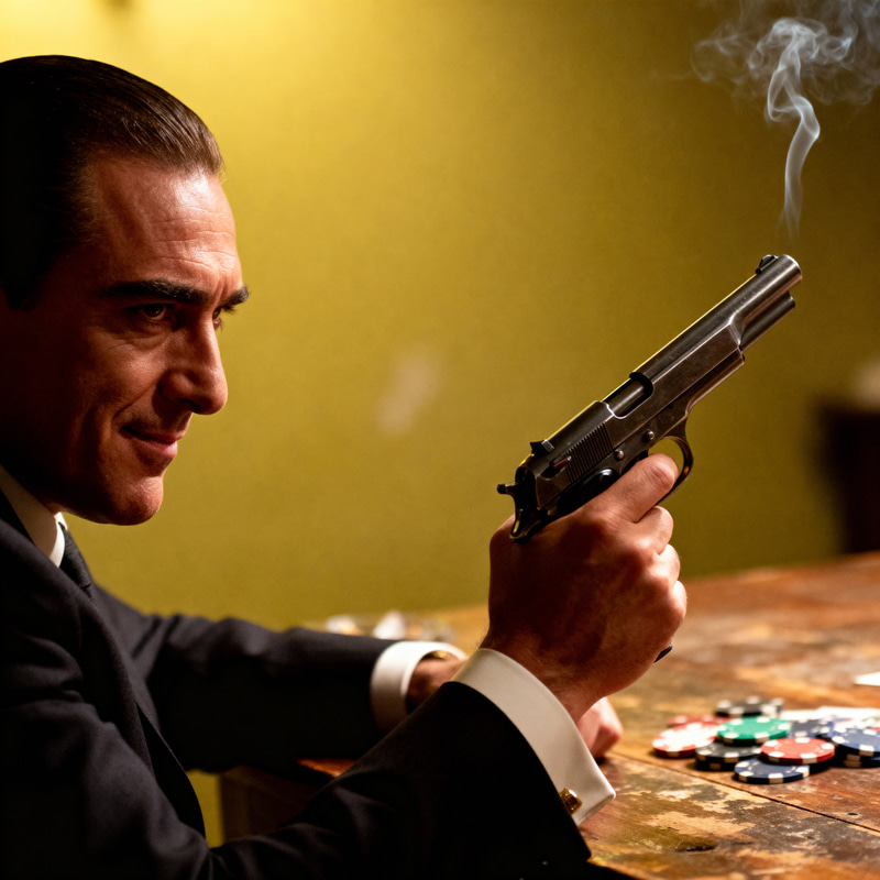 Italian Mafia Holding Guns - A Glimpse into the Underworld Italian Mafia Holding Guns - A Glimpse into the Underworld